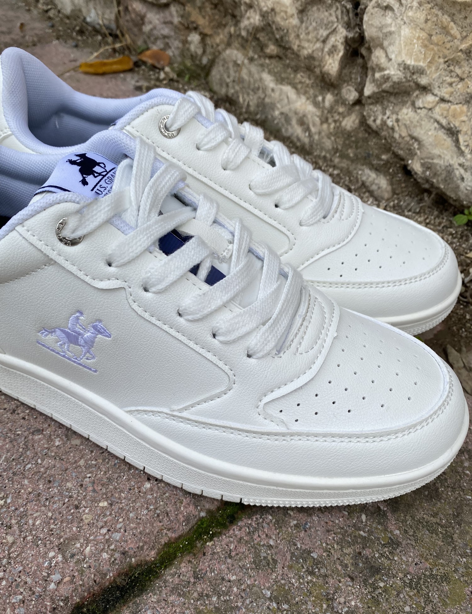 Us Grand Polo λευκά ανδρικά casual sneakers GPM428230 φωτογραφία